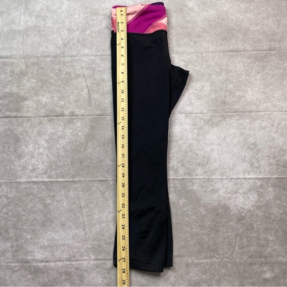 Lululemon Leggings Women's Size 4 Black Cropped High Rise Pockets Acitve Gym - Picture 13 of 16